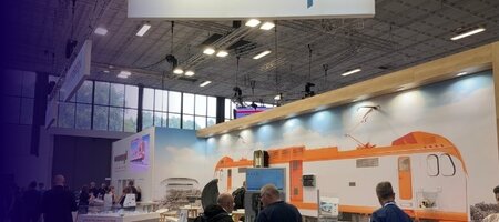 Mersen booth at Innotrans tradeshow