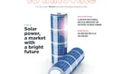 batteries with solar panel as Mersen magazine cover image