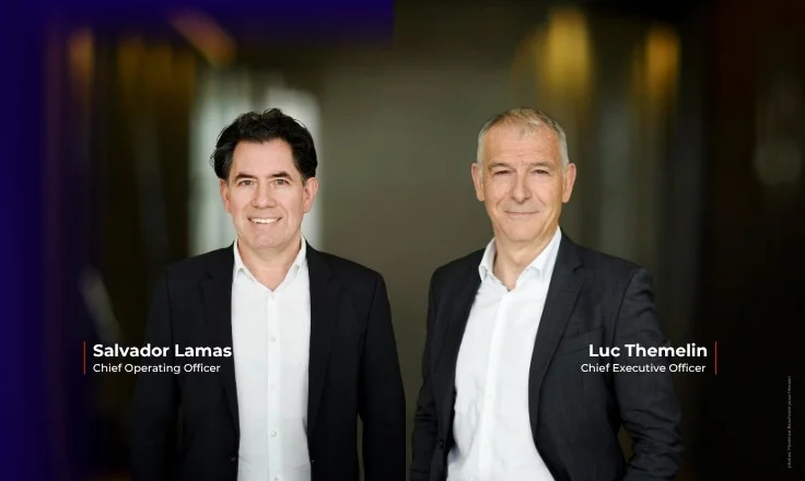 Salvador Lamas, Mersen COO and Luc Themelin, CEO