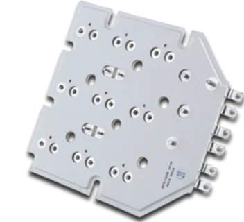 Bus Bar Hybrid Transfer Mounting Structure for Capacitor Bank