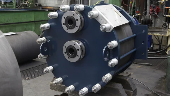 Graphitstutzen Ringnutwärmetauscher