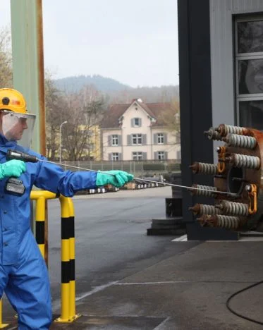 Mechanische Vorreinigung eines Blockwärmetauschers Mersen